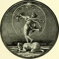 An illustration from The digressions of V., written for his own fun and that of his friends (1910)