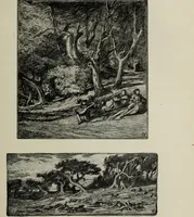 An illustration from The digressions of V. : written for his own fun and that of his friends (1910)