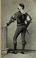 An illustration from The digressions of V. : written for his own fun and that of his friends (1910)