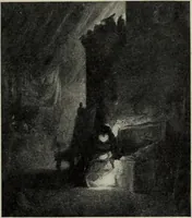 An illustration from The digressions of V. : written for his own fun and that of his friends (1910)