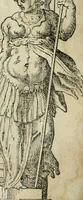 An illustration from Del modo di misvrare : le distantie, le superficie, i corpi, le piante, le prouincie, le prospettiue, & tutte le altre cose terrene, che possono occurrere a gli huomini, secondo le vere regole d'Euclide, & de gli altri piu lodati scrittori (1589)