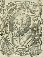 An illustration from Del modo di misvrare : le distantie, le superficie, i corpi, le piante, le prouincie, le prospettiue, & tutte le altre cose terrene, che possono occurrere a gli huomini, secondo le vere regole d'Euclide, & de gli altri piu lodati scrittori (1589)