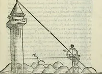 Picture 29 of 167 from Del modo di misvrare : le distantie, le superficie, i corpi, le piante, le prouincie, le prospettiue, & tutte le altre cose terrene, che possono occurrere a gli huomini, secondo le vere regole d'Euclide, & de gli altri piu lodati scrittori (1589), leaf 52