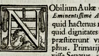 Picture 4 of 4 from Dimostrationi d' allegrezza fatte dagl' illustrissimi abati, e Collegio de' signori conti, e caualieri giurisconsulti : con l' occasione dell' ingresso nello stesso Collegio dell' eminentissimo signor cardinale Luigi Omodei (1692), leaf 35