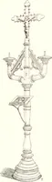 An illustration from Dinanderie: a history and description of mediaeval art work in copper, brass and bronze (1910)