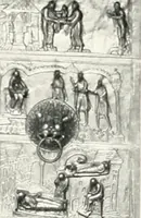 An illustration from Dinanderie: a history and description of mediaeval art work in copper, brass and bronze (1910)