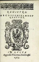 An illustration from Di Nicolao Granvcci di Lvcca l'eremita, la carcere, e'l diporto : opera nella quale si contengano nouelle & altre cose morali : con vn breve compendio de' fatti più notabili de' turchi sin' a tutto l'anno 1566 : la vita del Tambvrlano, di Scanderbeg, l'origine de' Cauallieri Hospitalari di Gierusalen, & la descrittione dell'isola di Malta .. (1569)