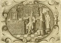 Picture 25 of 193 from D. Ioannis de Solorzano Pereira ... Emblemata centum, regio politica : ligneis laminis affabre caelata, vividisque et limitatis carminibus explicata, & singularibus commentarijs affatim illustrata : quibus, quicquid ad regum institutionem, et rectam reip. administrationem conducere & pertinere videtur, summo studio disseritur ... : cum quadruplici indice absolutissimo .. (1653), leaf 123