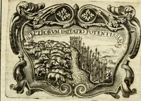 Picture 64 of 193 from D. Ioannis de Solorzano Pereira ... Emblemata centum, regio politica : ligneis laminis affabre caelata, vividisque et limitatis carminibus explicata, & singularibus commentarijs affatim illustrata : quibus, quicquid ad regum institutionem, et rectam reip. administrationem conducere & pertinere videtur, summo studio disseritur ... : cum quadruplici indice absolutissimo .. (1653), leaf 264