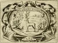 Picture 103 of 193 from D. Ioannis de Solorzano Pereira ... Emblemata centum, regio politica : ligneis laminis affabre caelata, vividisque et limitatis carminibus explicata, & singularibus commentarijs affatim illustrata : quibus, quicquid ad regum institutionem, et rectam reip. administrationem conducere & pertinere videtur, summo studio disseritur ... : cum quadruplici indice absolutissimo .. (1653), leaf 449