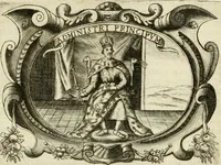 Picture 110 of 193 from D. Ioannis de Solorzano Pereira ... Emblemata centum, regio politica : ligneis laminis affabre caelata, vividisque et limitatis carminibus explicata, & singularibus commentarijs affatim illustrata : quibus, quicquid ad regum institutionem, et rectam reip. administrationem conducere & pertinere videtur, summo studio disseritur ... : cum quadruplici indice absolutissimo .. (1653), leaf 490