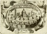 An illustration from D. Ioannis de Solorzano Pereira ... Emblemata centum, regio politica : ligneis laminis affabre caelata, vividisque et limitatis carminibus explicata, & singularibus commentarijs affatim illustrata : quibus, quicquid ad regum institutionem, et rectam reip. administrationem conducere & pertinere videtur, summo studio disseritur ... : cum quadruplici indice absolutissimo .. (1653)