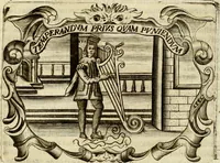 Picture 139 of 193 from D. Ioannis de Solorzano Pereira ... Emblemata centum, regio politica : ligneis laminis affabre caelata, vividisque et limitatis carminibus explicata, & singularibus commentarijs affatim illustrata : quibus, quicquid ad regum institutionem, et rectam reip. administrationem conducere & pertinere videtur, summo studio disseritur ... : cum quadruplici indice absolutissimo .. (1653), leaf 631
