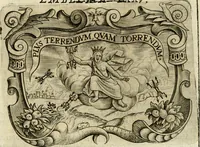 An illustration from D. Ioannis de Solorzano Pereira ... Emblemata centum, regio politica : ligneis laminis affabre caelata, vividisque et limitatis carminibus explicata, & singularibus commentarijs affatim illustrata : quibus, quicquid ad regum institutionem, et rectam reip. administrationem conducere & pertinere videtur, summo studio disseritur ... : cum quadruplici indice absolutissimo .. (1653)