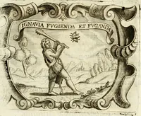 Picture 150 of 193 from D. Ioannis de Solorzano Pereira ... Emblemata centum, regio politica : ligneis laminis affabre caelata, vividisque et limitatis carminibus explicata, & singularibus commentarijs affatim illustrata : quibus, quicquid ad regum institutionem, et rectam reip. administrationem conducere & pertinere videtur, summo studio disseritur ... : cum quadruplici indice absolutissimo .. (1653), leaf 680