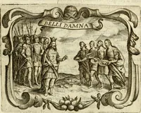 Picture 170 of 193 from D. Ioannis de Solorzano Pereira ... Emblemata centum, regio politica : ligneis laminis affabre caelata, vividisque et limitatis carminibus explicata, & singularibus commentarijs affatim illustrata : quibus, quicquid ad regum institutionem, et rectam reip. administrationem conducere & pertinere videtur, summo studio disseritur ... : cum quadruplici indice absolutissimo .. (1653), leaf 794