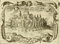 Picture 182 of 193 from D. Ioannis de Solorzano Pereira ... Emblemata centum, regio politica : ligneis laminis affabre caelata, vividisque et limitatis carminibus explicata, & singularibus commentarijs affatim illustrata : quibus, quicquid ad regum institutionem, et rectam reip. administrationem conducere & pertinere videtur, summo studio disseritur ... : cum quadruplici indice absolutissimo .. (1653), leaf 843