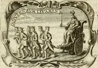 Picture 16 of 193 from D. Ioannis de Solorzano Pereira ... Emblemata centum, regio politica : ligneis laminis affabre caelata, vividisque et limitatis carminibus explicata, & singularibus commentarijs affatim illustrata : quibus, quicquid ad regum institutionem, et rectam reip. administrationem conducere & pertinere videtur, summo studio disseritur ... : cum quadruplici indice absolutissimo .. (1653), leaf 90