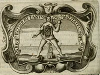 An illustration from D. Ioannis de Solorzano Pereira ... Emblemata centum, regio politica : Aeneis laminis affabre caelata, vividisque, et limatis carminibus explicita, & singularibus commentariis affatim illutrata : quibus, quicquid ad regum institutionem, et rectam reip. administrationem conducere, & pertinere videtur, summo studio disseritur ... cùm quadruplici indice absolutissimo ... (1653)
