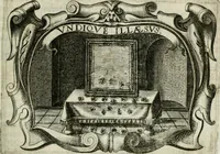 Picture 60 of 193 from D. Ioannis de Solorzano Pereira ... Emblemata centum, regio politica : Aeneis laminis affabre caelata, vividisque, et limatis carminibus explicita, & singularibus commentariis affatim illutrata : quibus, quicquid ad regum institutionem, et rectam reip. administrationem conducere, & pertinere videtur, summo studio disseritur ... cùm quadruplici indice absolutissimo ... (1653), leaf 254