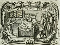 Picture 108 of 193 from D. Ioannis de Solorzano Pereira ... Emblemata centum, regio politica : Aeneis laminis affabre caelata, vividisque, et limatis carminibus explicita, & singularibus commentariis affatim illutrata : quibus, quicquid ad regum institutionem, et rectam reip. administrationem conducere, & pertinere videtur, summo studio disseritur ... cùm quadruplici indice absolutissimo ... (1653), leaf 482