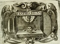 Picture 121 of 193 from D. Ioannis de Solorzano Pereira ... Emblemata centum, regio politica : Aeneis laminis affabre caelata, vividisque, et limatis carminibus explicita, & singularibus commentariis affatim illutrata : quibus, quicquid ad regum institutionem, et rectam reip. administrationem conducere, & pertinere videtur, summo studio disseritur ... cùm quadruplici indice absolutissimo ... (1653), leaf 542