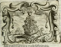 Picture 150 of 193 from D. Ioannis de Solorzano Pereira ... Emblemata centum, regio politica : Aeneis laminis affabre caelata, vividisque, et limatis carminibus explicita, & singularibus commentariis affatim illutrata : quibus, quicquid ad regum institutionem, et rectam reip. administrationem conducere, & pertinere videtur, summo studio disseritur ... cùm quadruplici indice absolutissimo ... (1653), leaf 708
