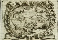 Picture 151 of 193 from D. Ioannis de Solorzano Pereira ... Emblemata centum, regio politica : Aeneis laminis affabre caelata, vividisque, et limatis carminibus explicita, & singularibus commentariis affatim illutrata : quibus, quicquid ad regum institutionem, et rectam reip. administrationem conducere, & pertinere videtur, summo studio disseritur ... cùm quadruplici indice absolutissimo ... (1653), leaf 720