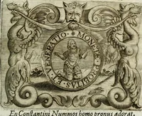An illustration from D. Ioannis de Solorzano Pereira ... Emblemata centum, regio politica : Aeneis laminis affabre caelata, vividisque, et limatis carminibus explicita, & singularibus commentariis affatim illutrata : quibus, quicquid ad regum institutionem, et rectam reip. administrationem conducere, & pertinere videtur, summo studio disseritur ... cùm quadruplici indice absolutissimo ... (1653)