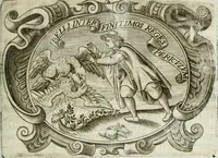 Picture 173 of 193 from D. Ioannis de Solorzano Pereira ... Emblemata centum, regio politica : Aeneis laminis affabre caelata, vividisque, et limatis carminibus explicita, & singularibus commentariis affatim illutrata : quibus, quicquid ad regum institutionem, et rectam reip. administrationem conducere, & pertinere videtur, summo studio disseritur ... cùm quadruplici indice absolutissimo ... (1653), leaf 812