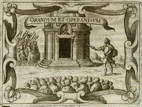 Picture 184 of 193 from D. Ioannis de Solorzano Pereira ... Emblemata centum, regio politica : Aeneis laminis affabre caelata, vividisque, et limatis carminibus explicita, & singularibus commentariis affatim illutrata : quibus, quicquid ad regum institutionem, et rectam reip. administrationem conducere, & pertinere videtur, summo studio disseritur ... cùm quadruplici indice absolutissimo ... (1653), leaf 851