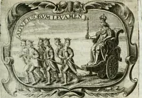Picture 14 of 193 from D. Ioannis de Solorzano Pereira ... Emblemata centum, regio politica : Aeneis laminis affabre caelata, vividisque, et limatis carminibus explicita, & singularibus commentariis affatim illutrata : quibus, quicquid ad regum institutionem, et rectam reip. administrationem conducere, & pertinere videtur, summo studio disseritur ... cùm quadruplici indice absolutissimo ... (1653), leaf 88