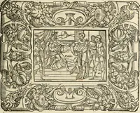 An illustration from Dion historien grec, Des faictz & gestes insignes des Romains : redvictz par annalles et consulatz, commençant au consulat de Lucius Cotta & Lucius Torquatus ... (1542)