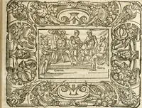 An illustration from Dion historien grec, Des faictz & gestes insignes des Romains : redvictz par annalles et consulatz, commençant au consulat de Lucius Cotta & Lucius Torquatus ... (1542)