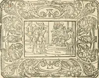 An illustration from Dion historien grec, Des faictz & gestes insignes des Romains : redvictz par annalles et consulatz, commençant au consulat de Lucius Cotta & Lucius Torquatus ... (1542)