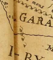 An illustration from Dionysiou Oikoumenes periegesis = Dionysii Orbis descriptio : commentario critico & geographico (in quo controversiae pleraeque quae in veteri geographia occurrunt explicantur, & obscura plurima elucidantur) ac tabulis illustrata (1658)