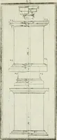 An illustration from Direzioni a' giovani studenti nel disegno dell'architettura civile, nell'Accademia Clementina dell'Instituto della scienze (1753)