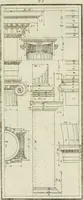 An illustration from Direzioni a' giovani studenti nel disegno dell'architettura civile, nell'Accademia Clementina dell'Instituto della scienze (1753)