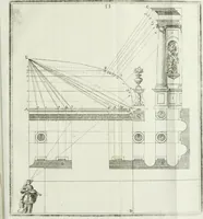 An illustration from Direzioni a' giovani studenti nel disegno dell'architettura civile, nell'Accademia Clementina dell'Instituto della scienze (1753)