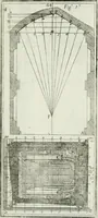 An illustration from Direzioni a' giovani studenti nel disegno dell'architettura civile, nell'Accademia Clementina dell'Instituto della scienze (1753)