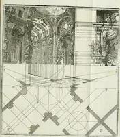 An illustration from Direzioni a' giovani studenti nel disegno dell'architettura civile, nell'Accademia Clementina dell'Instituto della scienze (1753)