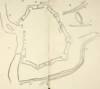 An illustration from Discorsi delle fortificationi, espugnationi, & difese delle città & d'altri luoghi (1588)