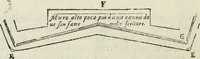 An illustration from Discorsi delle fortificationi, espugnationi, & difese delle città & d'altri luoghi (1588)