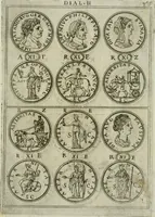 Picture 20 of 148 from Discorsi del S. Don Antonio Agostini sopra le medaglie et altre anticaglie divisi in XI dialoghi : tradotti dalla lingua spagnuola nell'italiana con l'aggiunta di molti ritratti di belle, et rare medaglie .. (1592), leaf 18