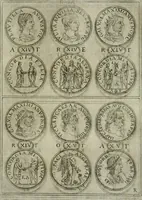 Picture 26 of 148 from Discorsi del S. Don Antonio Agostini sopra le medaglie et altre anticaglie divisi in XI dialoghi : tradotti dalla lingua spagnuola nell'italiana con l'aggiunta di molti ritratti di belle, et rare medaglie .. (1592), leaf 24