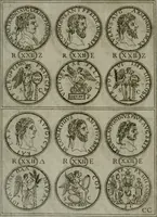 An illustration from Discorsi del S. Don Antonio Agostini sopra le medaglie et altre anticaglie divisi in XI dialoghi : tradotti dalla lingua spagnuola nell'italiana con l'aggiunta di molti ritratti di belle, et rare medaglie .. (1592)