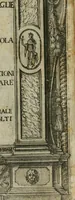 An illustration from Discorsi del S. Don Antonio Agostini sopra le medaglie et altre anticaglie divisi in XI dialoghi : tradotti dalla lingua spagnuola nell'italiana con l'aggiunta di molti ritratti di belle, et rare medaglie .. (1592)