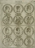 Picture 43 of 148 from Discorsi del S. Don Antonio Agostini sopra le medaglie et altre anticaglie divisi in XI dialoghi : tradotti dalla lingua spagnuola nell'italiana con l'aggiunta di molti ritratti di belle, et rare medaglie .. (1592), leaf 41