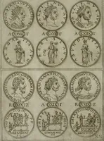 An illustration from Discorsi del S. Don Antonio Agostini sopra le medaglie et altre anticaglie divisi in XI dialoghi : tradotti dalla lingua spagnuola nell'italiana con l'aggiunta di molti ritratti di belle, et rare medaglie .. (1592)
