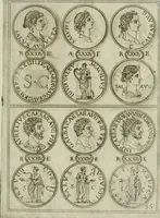 Picture 51 of 148 from Discorsi del S. Don Antonio Agostini sopra le medaglie et altre anticaglie divisi in XI dialoghi : tradotti dalla lingua spagnuola nell'italiana con l'aggiunta di molti ritratti di belle, et rare medaglie .. (1592), leaf 48